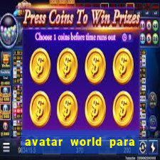 avatar world para imprimir e colorir